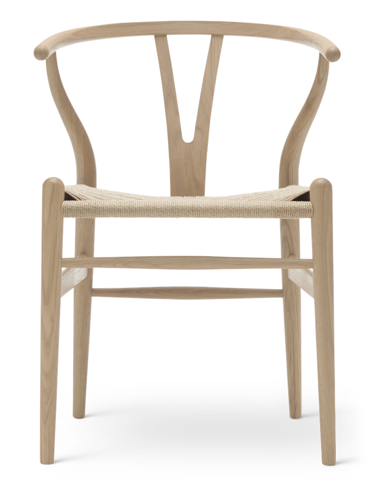 CH24 Wishbone chair (white oil)