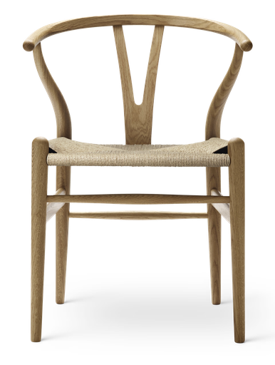 [6418] CH24 Wishbone chair (natural oil)